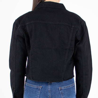 Women’s Short Stretch Denim Jacket